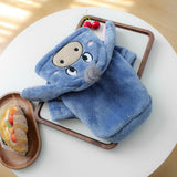 Puppy Donkey Costume Dog Fleece Coats Cozy Warm Winter Small Dogs Cats Halloween Clothes Doggie Kitten Lightweight Cold Weather Jackets Chihuahua Yorkie Dachshund Bulldog Christmas Birthday Outfit