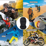 Achiou Ski Mask for Men Women, Balaclava Face Mask, Shiesty Mask UV Protector Lightweight for Motorcycle Snowboard Black