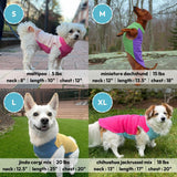 Gooby Half Stretch Fleece Vest Dog Sweater - Pink, X-Large - Warm Pullover Fleece Dog Jacket with D-Ring Leash for Small to Medium Dogs