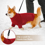 Queenmore Dog Sweaters for Medium Dogs Boy,Medium Dog Sweater,Dogs Christmas Sweaters,Thick Knit Turtleneck Pullover,Extremely Soft & Warm Pet Winter Clothes for Girl Male Female