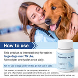 Carpromax for Large Dogs Pain Relief, Joint Support for Senior Dogs - 100mg - 90 Tablet