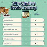Chuffys Dreamy Pup Chews, Natural Calming Chews for Dogs, Sleep Guarantee，90 Tablets (1pcs)