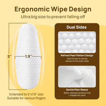 Load image into Gallery viewer, HICC PET Ear Cleaner Finger Wipes for Dogs &amp; Cats, Vet-Recommended Dog Ear Infection Treatment to Relief Itching &amp; Inflammation, Remove Wax, Dirt &amp; Stop Smelly, Non-Irritating, 50ct(Coconut Scent)
