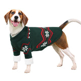WINGOIN Dog Sweater for Extra Large Dogs, Xlage Size Dog Christmas Sweaters, Male Female Knit Dogs Turtleneck Pullover with Leash Hole, Pet Warm Winter Clothes for Girl Boy Corgi, Beagle (XL)