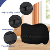 Lumbar Support Pillow for Office Chair, Car Lumbar Pillow Lower Back Pain Relief, Memory Foam Back Cushion with 4D Mesh Cover and Adjustable Straps, Ergonomic Chair Back Pillow for Car,Bed, Gaming