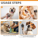 KOOLTAIL Anti-Slip Dog Paw Protector Gripper Traction Pads for Hot Pavement, Dog Feet Stickers with Stronger Adhesive on Hardwood Floors for Senior Dogs ,Pet Shoes Booties Socks Replacement (36 pcs)XL