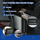 Dog Ramp for Car, Pawlify 71" x 20" Dog Ramps for Large Dogs with Anti-Pinch Handle and Anti-Slip Rug Surface, Folding Dog Ramp Up to 250LBS, Portable Dogs Car Ramp for SUV, Trucks