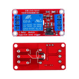 HUAREW 5V One Channel Relay Module Relay Switch with OPTO Isolation High Low Level Trigger (Pack of 10)