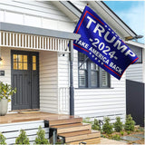 Trump 2024 Flag, 3 x 5 Ft Trump Flags Take American Back Banner, 100% Polyester Fabric with Brass Grommets, Vivid Color and Fade Proof, Fly Your Trump Flag in Outdoor, Car, Farm, Room