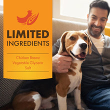Load image into Gallery viewer, Pur Luv Chicken Jerky Dog Treats, Made with 100% Real Chicken Breast, 32 Ounces, Healthy, Easily Digestible, Long-Lasting, High Protein, Satisfies Dog's Urge to Chew
