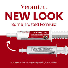 Load image into Gallery viewer, PawMergency – Activated Charcoal First Aid Kit Emergency Rescue for Dogs, Cats, Puppy &amp; Pet Poison Kit, Camping Survival Remedy Essential,Oral Anti Diarrhea Digestive Paste Ready Absorb Toxins (30mL)
