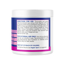 Load image into Gallery viewer, ANGELS' EYES Gentle Tear Stain &amp; Pet Eye Wipes for All Dogs &amp; Cats Textured Grooming Wipes Remove Discharge &amp; Mucus, Reduce Tear Stains, Hypoallergenic with Aloe &amp; Chamomile, 100ct
