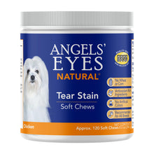 Load image into Gallery viewer, Angels’ Eyes Natural Tear Stain Supplement Chews for Dogs, Prevent Stained Fur, with Oregon Grape Root, Marshmallow Root, Colostrum, No Wheat or Corn, 120ct Chicken
