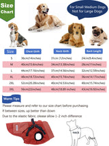 Dog Coat for Medium Dogs Jackets Waterproof Reflective Fleece Inner Dog Winter Jacket with Harness Zipper Dog Cold Weather Coats for Medium Dogs Winter Coat Clothes Red