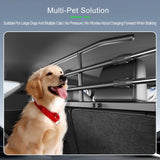 xipoqix Dog Car Barrier Compatible with 2025 2026 Toyota 4Runner Trunk Cargo Pet Barrier Carbon Steel Behind 2nd Row Pet Divider Gate Replacement for 2025 2026 Toyota 4Runner Accessories