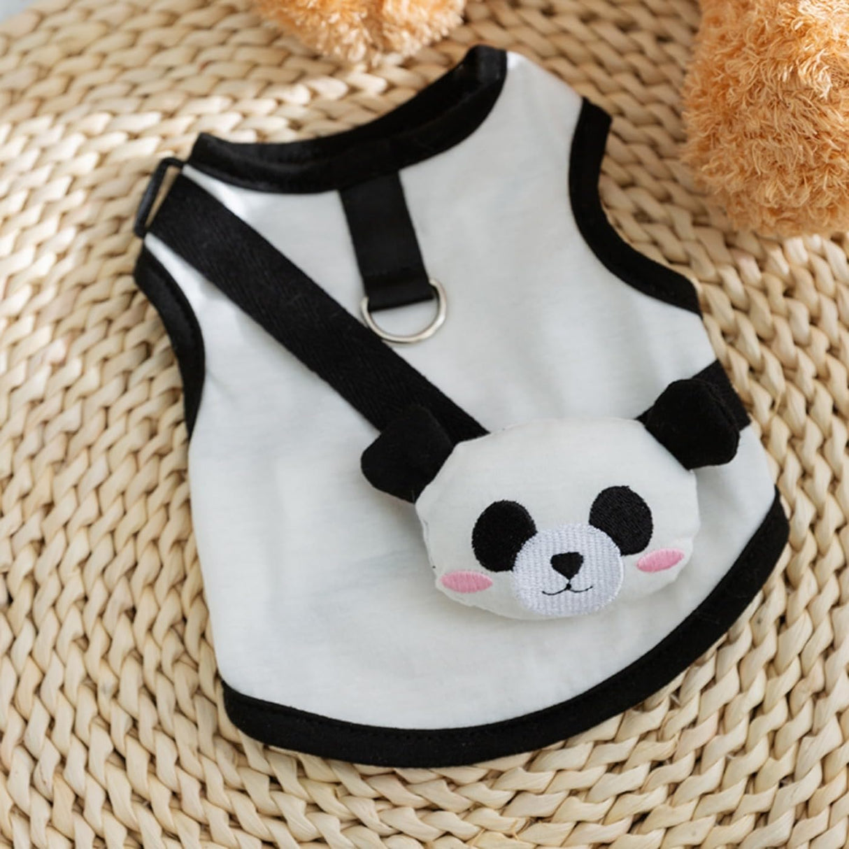 Dog Shirts for Small Dogs Breathable Dog Outfit Soft Puppy Sweatshirt Dog Clothes Pet Shirts Summer Puppy Clothes Tank Top Sleeveless Vest Pet Clothes Dog Costumes for Small Dogs Black Panda L
