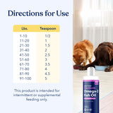 Honest Paws Salmon Oil for Dogs & Cats – Omega 3 Fish Oil Supplement for Skin, Coat, Joint & Heart Health – Natural, Sustainably Sourced Wild Alaskan Salmon, 16 oz