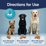 Pup Labs Tummy Essentials Probiotic Chews for Dogs, Supports Gut Health for Dogs and Firm Stools, Helps Eliminate Digestive Dysfunction, Dog Probiotics Made in The USA, 30 Chews