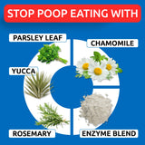 BARK&SPARK No Poo Chews for Dogs - Coprophagia & Stool Eating Deterrent with Probiotics, Digestive Enzymes & Breath Aid Support - Stop Dog Poop Eating - Made in USA - 120Ct