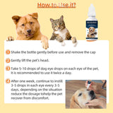 BrennenstuhlCataract Drops for Dogs - Pet Dog Eye Drops for Relieving Eye Itching and Clean Tear Stains - Removing Eye Stains - Improving Clarity - All Natural Pet Eye Health Care (2Pcs)