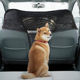 LITTOU Car Dog Barrier Net Car Mesh Organizer Back Seat Divider for Dog Easy Install 2 Pieces (for Split Seats)
