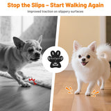 Dog Paw Protector Non-Slip Pads, Small Dog Gripper Pads for Hardwood Floors, Strong Self-Adhesive Paw Pads Provide Traction for Old or Injured Dogs (12 Sets - 48 Pads, S)