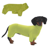 WhaleMire Dachshund Dog Turtleneck Warm Sweater, Winter Clothes, Suitable for Dachshunds (Green, Large)