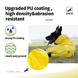 Dog Raincoat Waterproof Reflective Jacket – Lightweight Hooded Poncho with Adjustable Belly Strap & Leash Hole – Rain Slicker Coat for 2XSmall-5XLarge Dogs – Easy to Wear (Yellow X-Small)