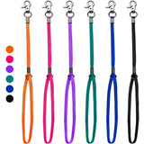 Pet Dog Grooming Loop, Nylon Restraint Noose Adjustable Fixed Dog Cat Safety Tether Straps Dog Grooming Supplies for Pet Grooming Table Bathtub - 6 Pack / 6 Color