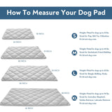 Magik & Kover Dog Crate Pad 2 Pack (48" x 30"), Soft Dog Crate Mat with Anti-Slip Bottom, Machine Washable Kennel Pad, Fits 48 Inch Crate, Grey