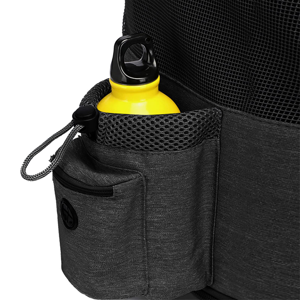 Wheeled Pet Carrier Backpack Pet Stroller, Travel Carrier, Car Seat for Small Dogs Cats Puppies, Comfort Cat Backpack Removable Rolling Wheels – Mesh Ventilation Windows (Black)