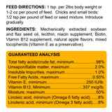 Healthy Coat Kickin Chicken Feed Supplement, Quart, for Better Plumage, Eggs, Immune System, and Attitude