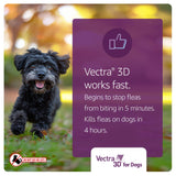 Vectra 3D for Dogs Flea, Tick & Mosquito Treatment & Prevention for Medium Dogs (21 – 55 lbs) , 6 month supply