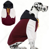AOFITEE Extra Large Dog Hoodie, Basic Dog Hoodies for Fall Winter, Warm Hooded Dogs Sweater with Sleeves, Hooded Sweater for Boy Girl Dogs, Sweatshirt Pullover for Weimaraner, Golden Retriever