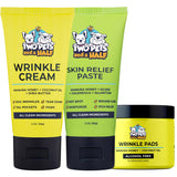 Bulldog Skin Care(Pack of 3)Paste for Bulldogs Wrinkle+Wrinkle Wipes For French Bulldogs+Skin Relief for Dog-Say Bye To Rash,Redness On French Bulldog & English Bulldog, Pug-Frenchie Dog Accessories