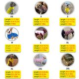 Adjustable Waterproof Dog Raincoat for Dogs,Lightweight Pet Rain Jacket Puppy Clothes with Reflective Strip for Small Medium Large Dogs (Yellow, Large)