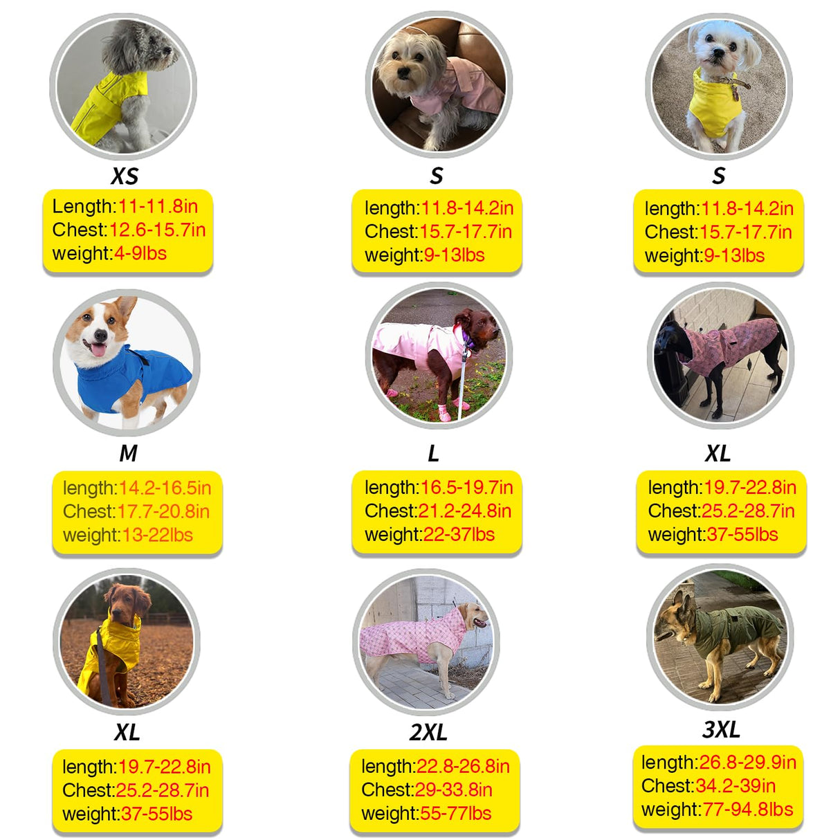 Waterproof Dog Raincoat with Reflective Strip, Adjustable Breathable Rain Coat Jacket with Leash Hole for Dogs (Pink, Small)