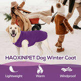Dog Winter Colthes for Small Medium Large Dogs, Pullover Warm Fleece Vest Sweatshirt, Plaid Thermal Doggy Sweater, Stretchy Puppy Cold Weather Coats