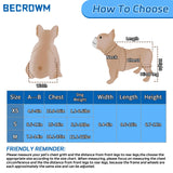 BECROWM Dog Wheelchair for Back Legs, Light Weight Dog&Cat&Pets Wheelchair Cart with Disabled Hind Legs Walking, Adjustable Doggy Wheelchair Cart with Wheels for Back Legs (Grey, Medium（M）)