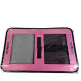 Perfect Petzzz Tote for Lifelike Stuffed Interactive Pet Dogs and Cats, Nylon and Mesh Toy Carrier for Pet Animals, Zippered Carrying Case Accessory (Pink)
