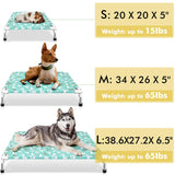 Elevated Dog Bed Pet cot for Small Dogs, Indoor and Outdoor Use for Small Pets