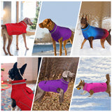 Doglay Waterproof Dog Coat, Reflective Dog Winter Jacket with Pocket & Turtleneck, Warm Puppy Snow Jacket for Small Medium Large Dogs - Pink, XL