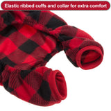 SCENEREAL Dog Pajamas for Small to Large Dogs Soft Pet Sweater Clothes Warm Puppy Onesie Outfits for Doggie Winter Christmas - Dog Jammies Pjs