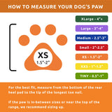 PawZ Rubber Dog Boots for Paws up to 2", 24 Total (2 Packs of 12) - All-Weather Booties for Hot Pavement, Snow, Mud, and Rain - Waterproof, Anti Slip Dog Socks - X-Small, Black