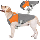 AOFITEE Dog Cooling Vest, Lightweight Cooling Jacket for Dogs, Breathable Dog Cooler Shirt with Harness D-Ring, Pet Sun Shirt UV Protection Ice Vest for Small Medium and Large Dogs, Orange XXL