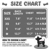 2 Pack Chihuahua Sweater Dog Sweaters for Small Dog Boy Black Fleece Sweater Chihuahua Clothes Pattern Puppy Clothes Fall Winter Pet Clothing Medium