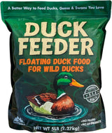 Hapetrails Duck Feeder Floating Duck Food Pellets for Ponds & Parks | Safe Feed for Ducks, Geese & Swans | Floats for Hours | with Niacin | Ditch The Bread, Feed The Revolution (5 lb)