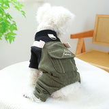 Dog Outfits for Small Dogs Boy Dog Clothes Boy Comfort Jumpsuit One Piece Cat Apparel Dog Pjs Small Dog Outfits Female Dog Tshirts Soft Chihuahua Puppy Clothes Dog Costume Black Green S