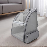 Dog Backpack Carrier for Small Dogs & Medium Cats up to 11 lbs, Foldable Pet Travel Backpack with Ventilated Mesh, Comfortable Cat/Dog Carrier for Hiking, Camping & Travel