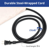 NICREW Pet Heating Pad for Dogs and Cats, Heated Dog Bed with Steel-Wrapped Cord and Soft Fleece Cover, 27.5 x 15.7 Inches, 50 Watts